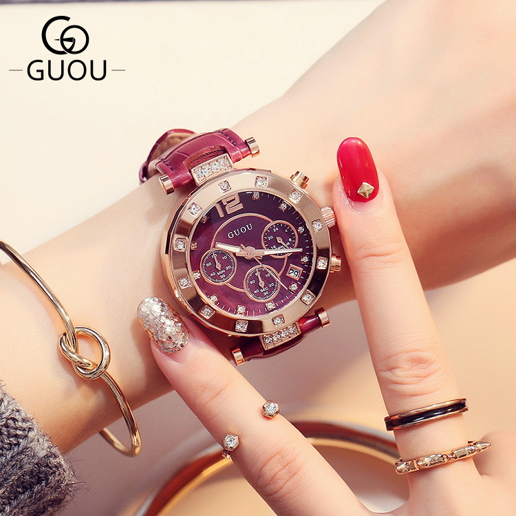 Luxury Watch Top 10 - 2018 GUOU Đầu Thương Hiệu Thời