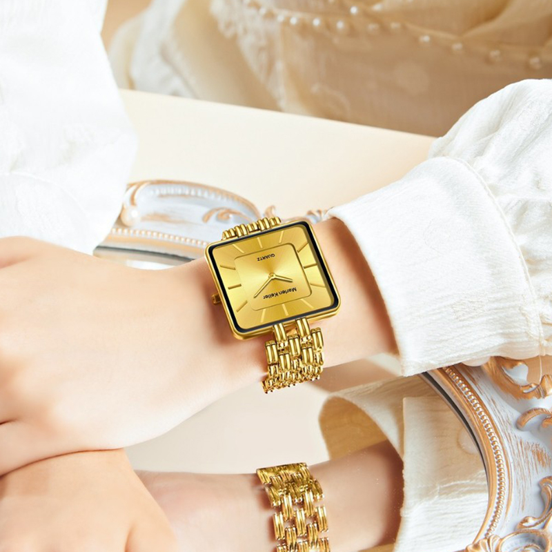 Square Gold Women Bracelet Wat - đánh giá và giá Luxury Watch Top 10