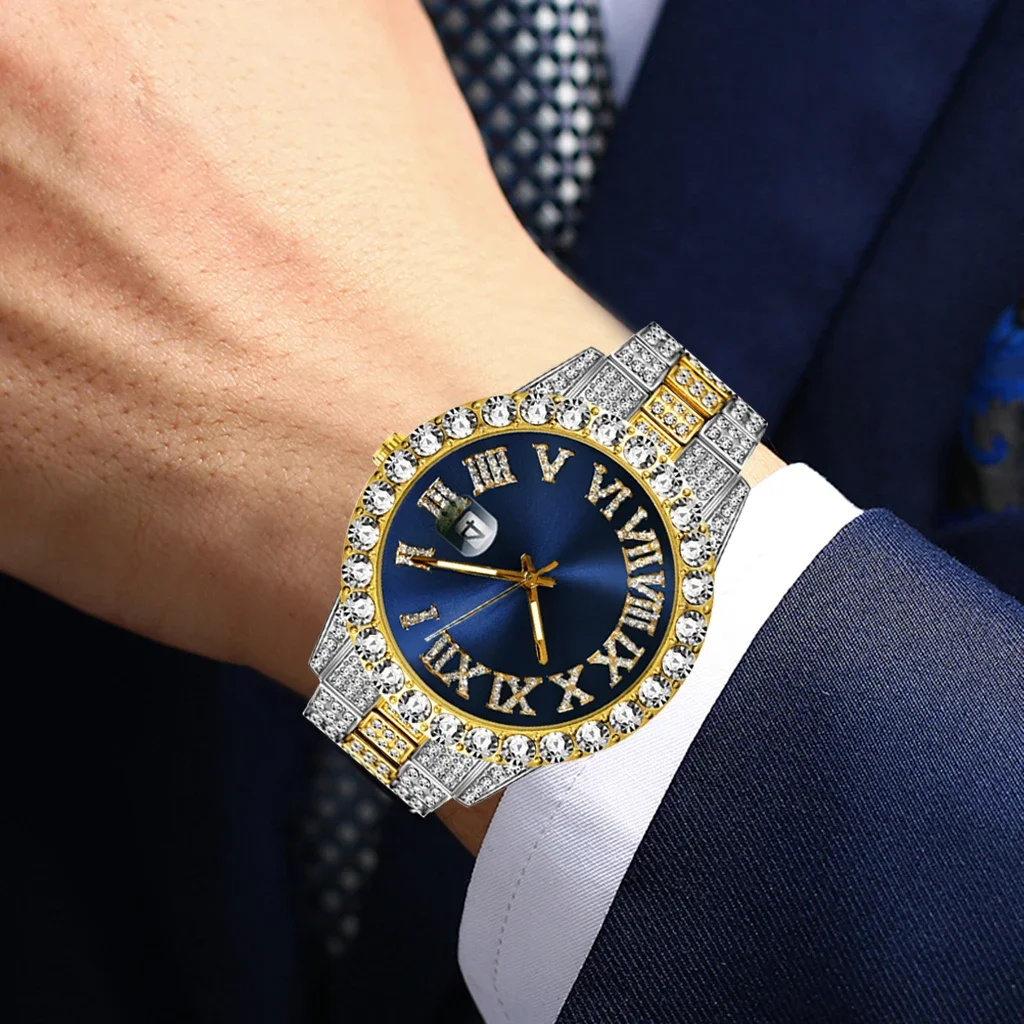 Iced Out Watch Men Luxury Bran - đánh giá và giá Luxury Watch Iceberg