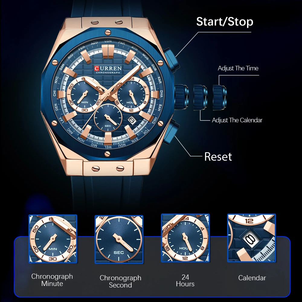 CURREN Luxury Brand High Quali - đánh giá và giá Luxury Watch Maker