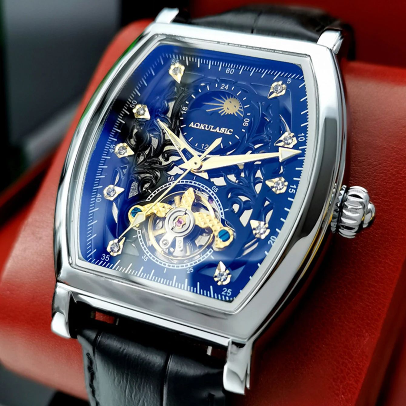 AOKULASIC Tourbillon Iced Out  - đánh giá và giá Luxury Watch Iceberg
