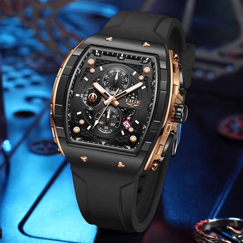 LIGE Top Brand Luxury Men Watc - đánh giá và giá Luxury Watch Maker