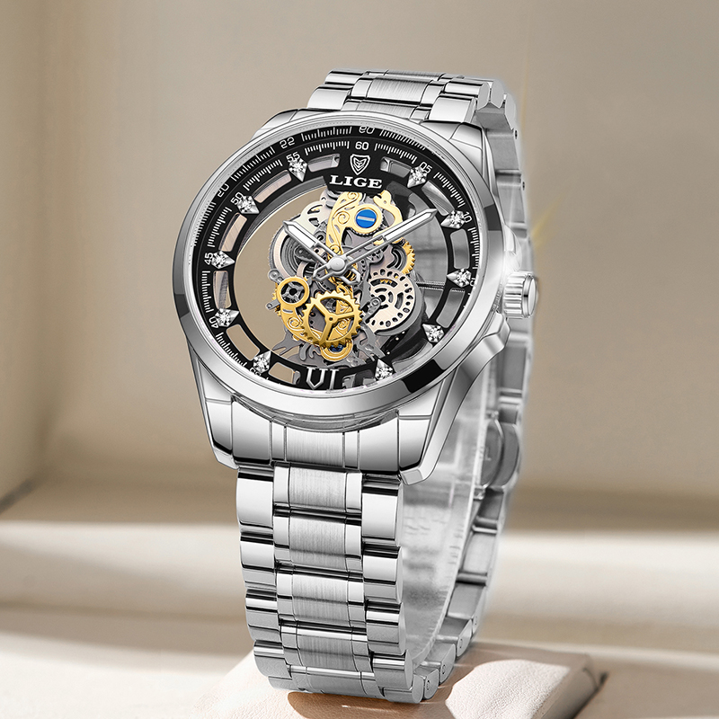 LIGE Fashion Top Luxury Men's  - đánh giá và giá Luxury Watch Maker