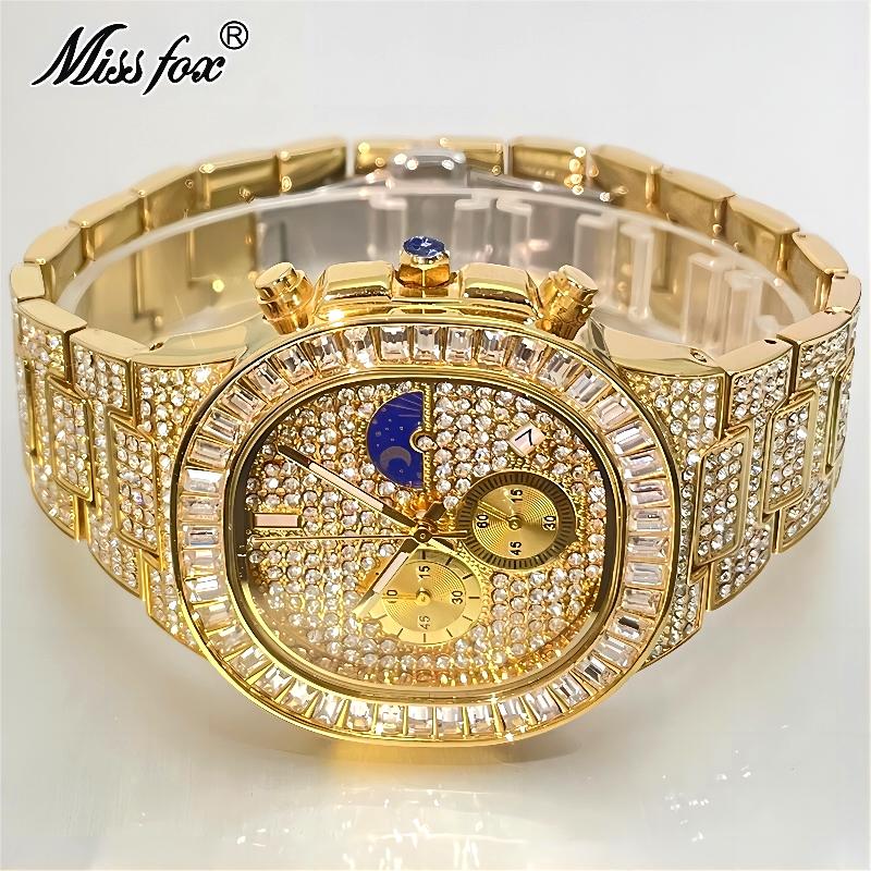 MISSFOX Đá Kim Cương Đồng Hồ N - đánh giá và giá Luxury Watch Iceberg